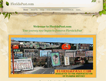 Tablet Screenshot of floridapast.com